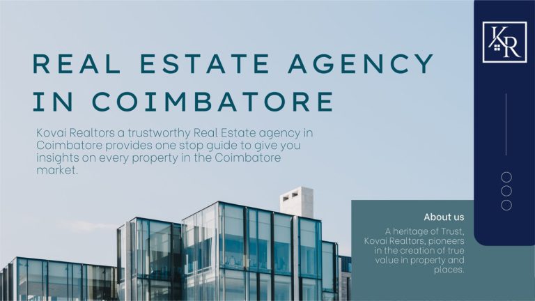 real estate agency in coimbatore