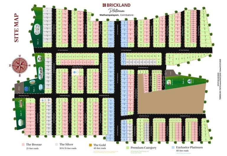 dtcp plots for sale brickland platinum mathampalayam 5